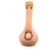 Ancienne verseuse en verre soufflé violine, signée BIOT