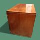 Rectangular veneered wooden desk in Art Deco style. 1930s-1940s.