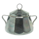 Sugar bowl, postmodernism, silver-plated brass, Poland, 1970s
