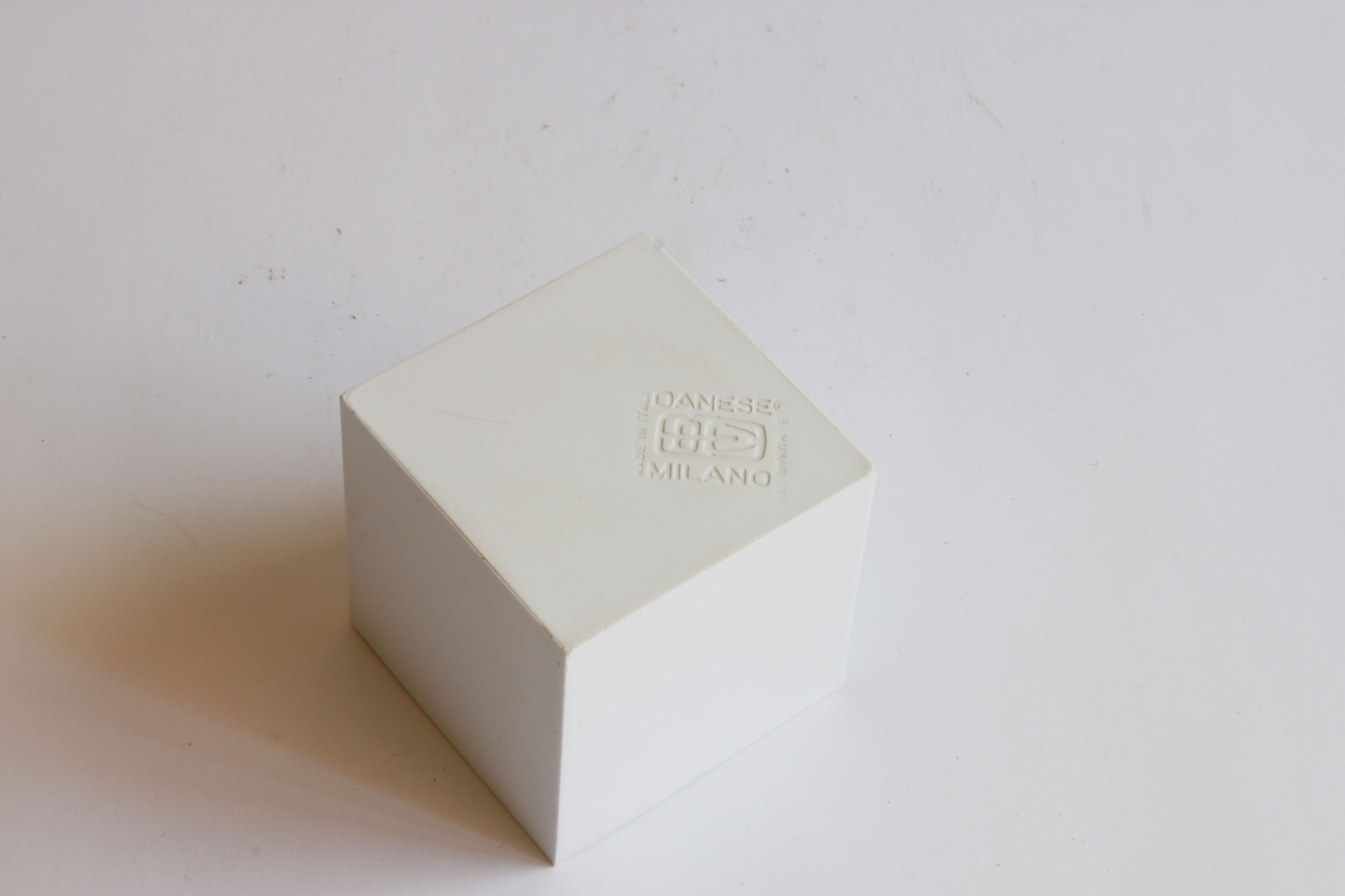 Bruno Munari Cubo L ashtray for Danese, 1957