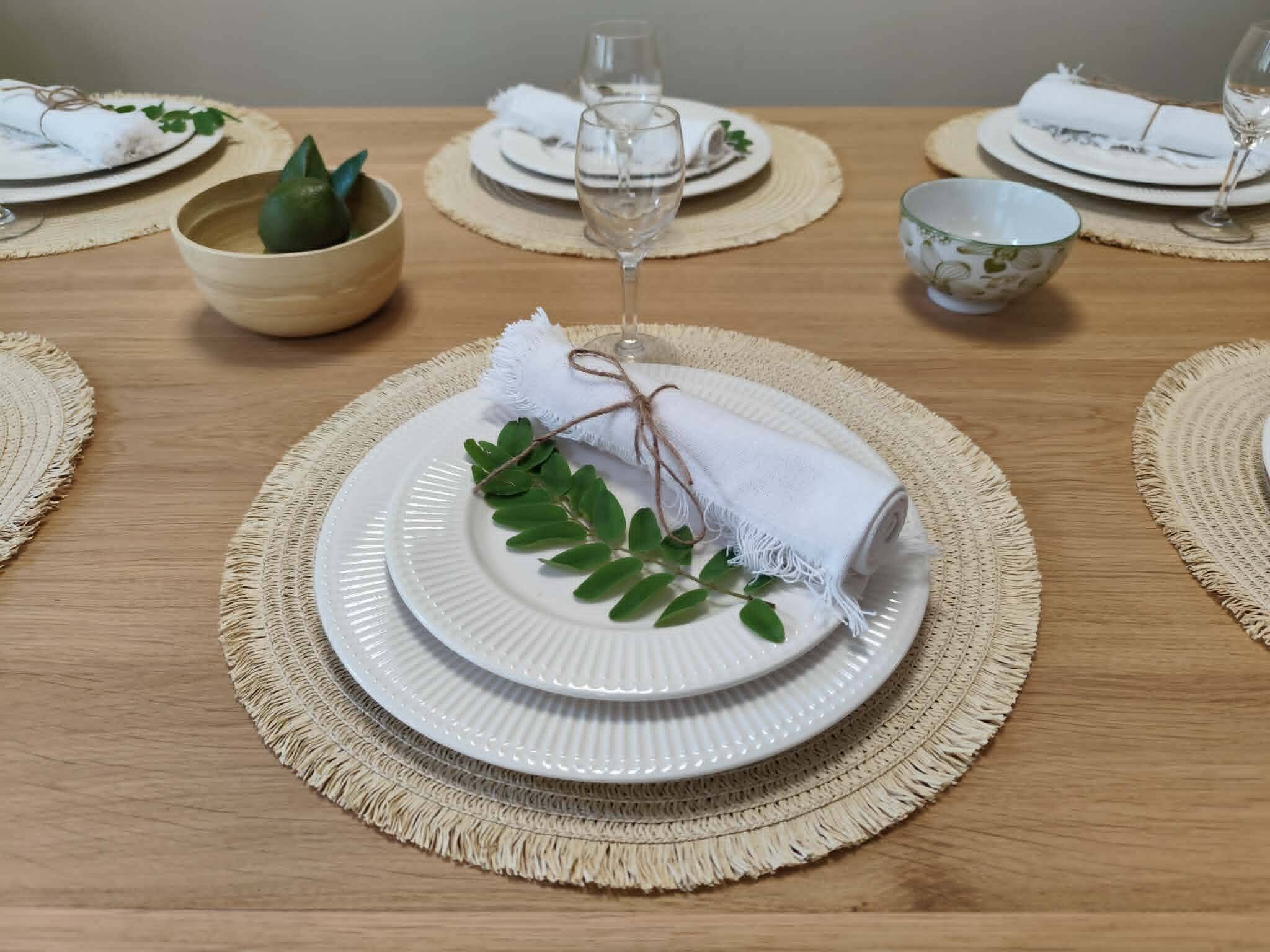 Table en chene massif avec rallonges