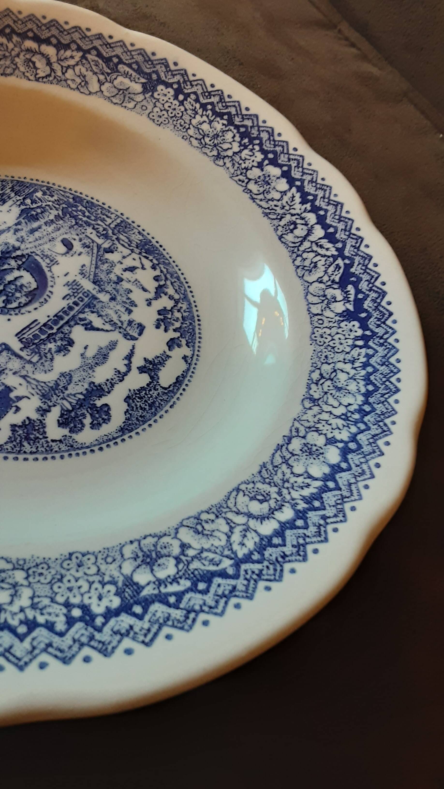 Set of 4 deep plates Ironstone