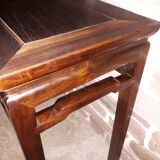 Ancienne console chinoise en bois dur, chine dynastie qing