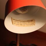 Red desk lamp "veb narva" made in ddr 70's