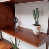 Scandinavian modular shelf in royal teak system by Poul Cadovius