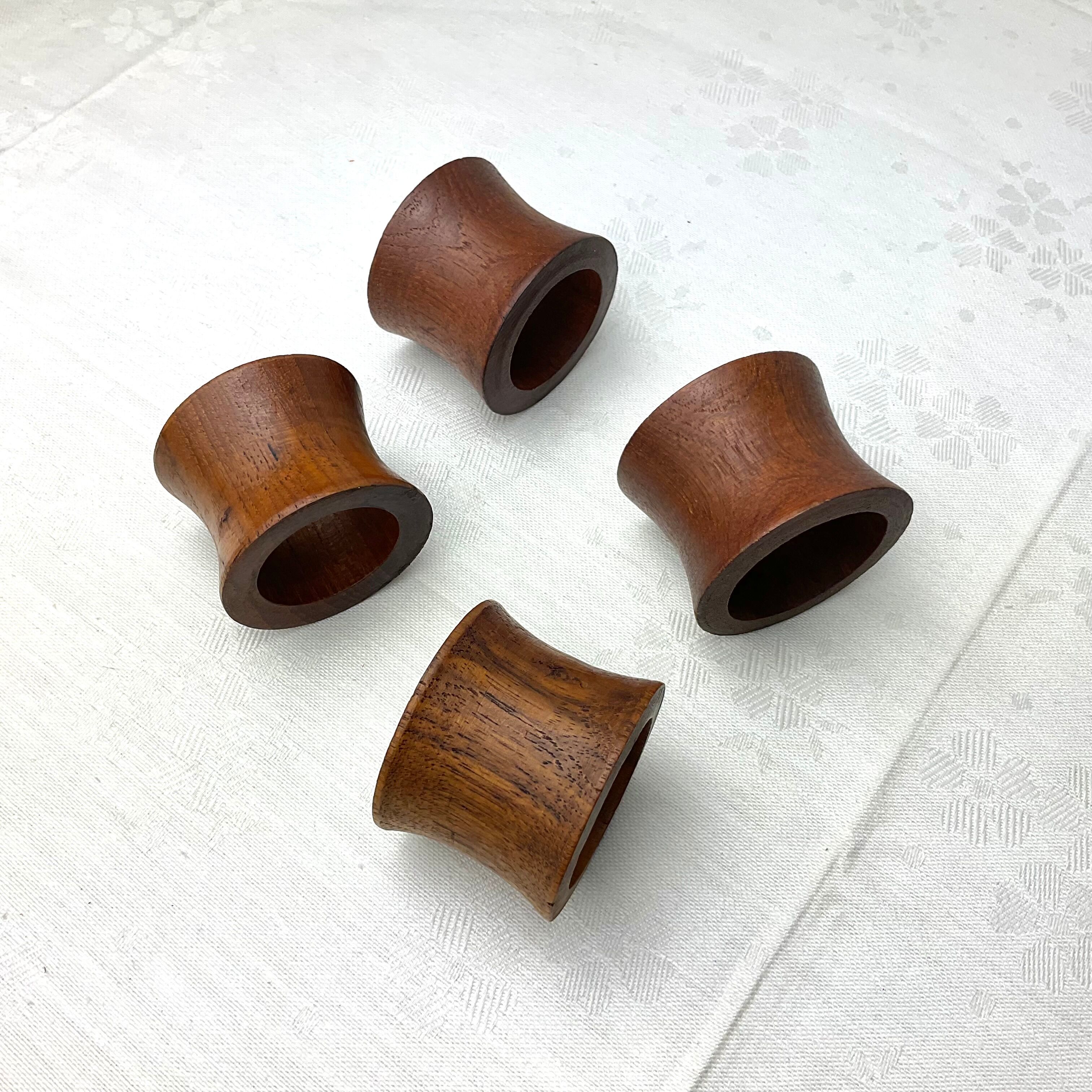 Ronds de serviette en bois