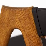 2 Compass Teak Dining Chairs, 1960s, by Kai Kristiansen for Sva Møbler, Set