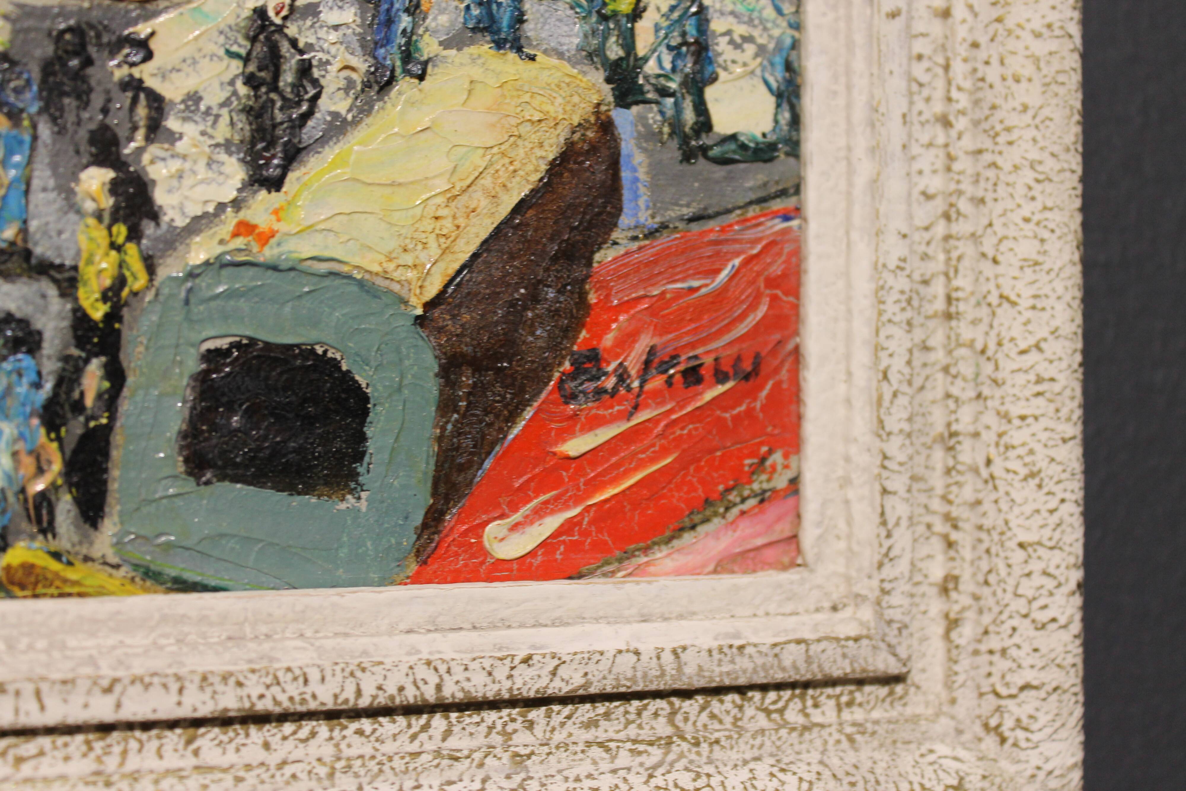 “flea market” painting, Paris