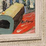 “flea market” painting, Paris