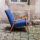 Pair of Scandinavian armchairs from the 60s new fabrics and foam