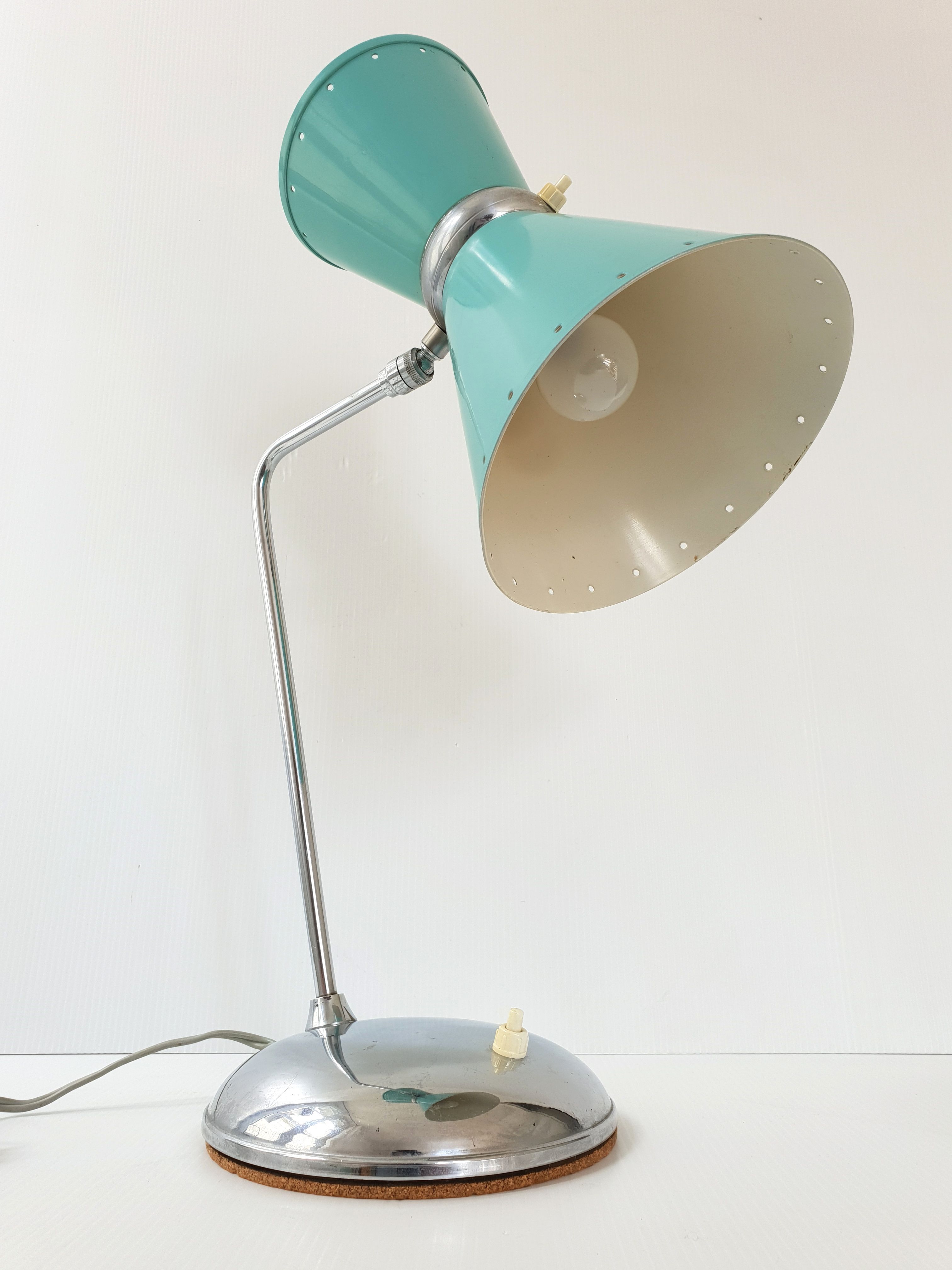 1950 Vintage diabolo table lamp