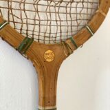 Old pair of vintage tennis rackets