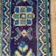 Tapis tribal vintage en laine, turc en détresse, 335x81 cm
