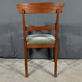 Armchair with Mahogany Crosses, Victorian period, England – 2nd part 19th century