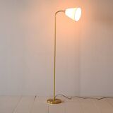 Scandinavian vintage gold floor lamp