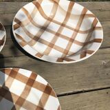 Set plates and dish Moulin des Loups