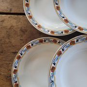 10 Art Deco deep plates MLV France