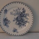 Assiette plate Sarreguemines 1930