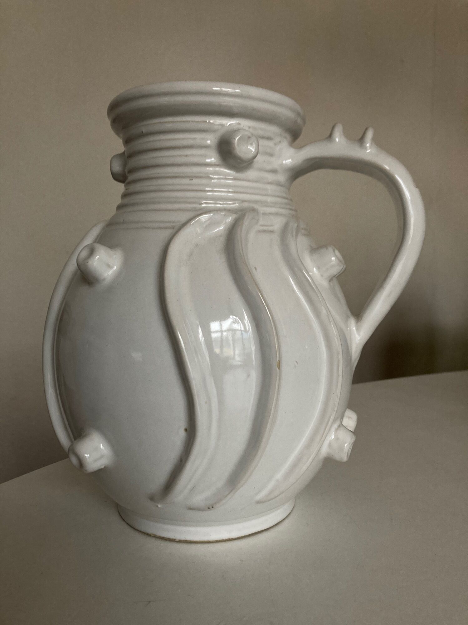 Vase en terre vernissée Emile Tessier 1960 Malicorne