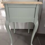 Refurbished bedside table in vintage/country chic style