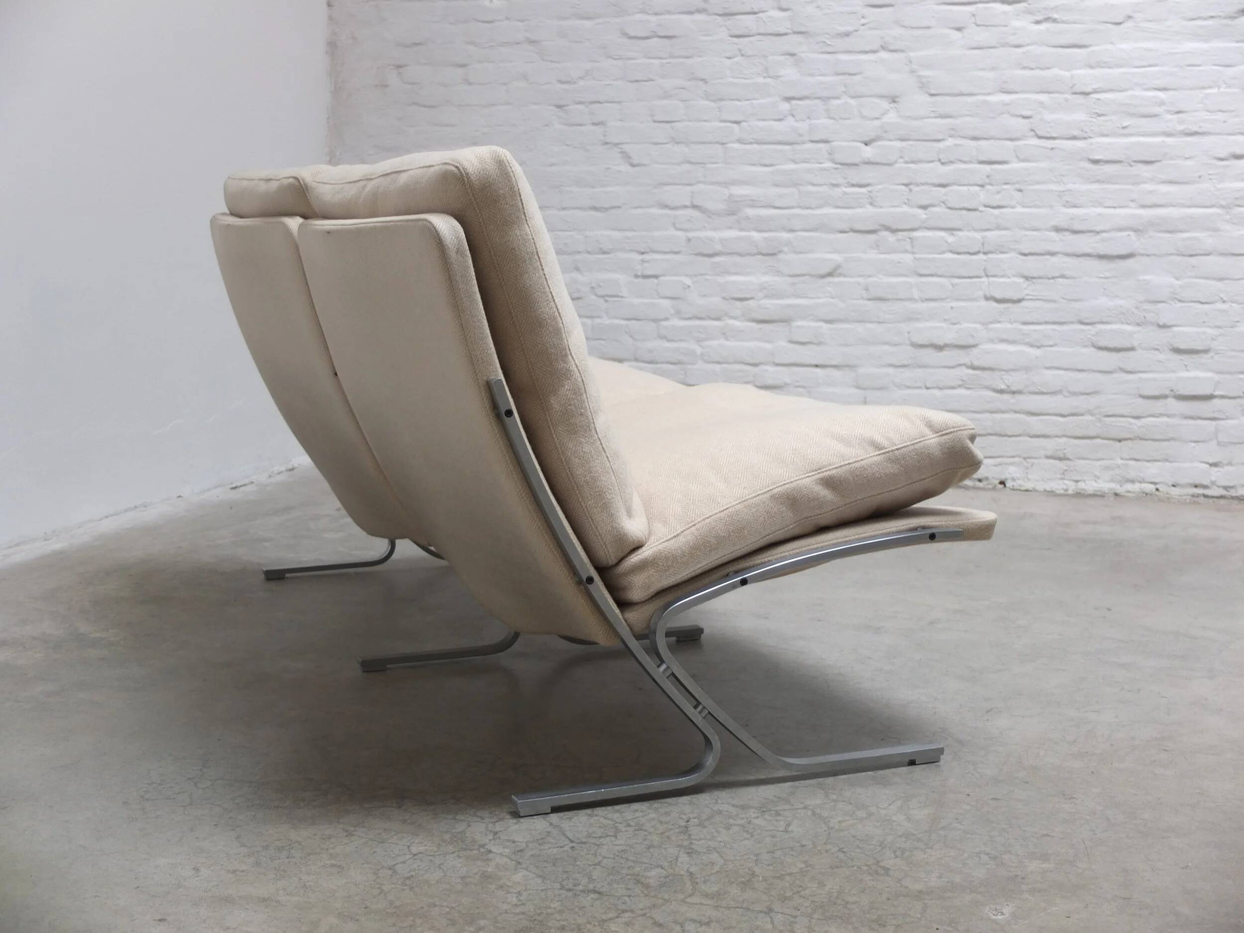 Canapé 2 places unique dans le style de Fabricius & Kastholm, années 1960.