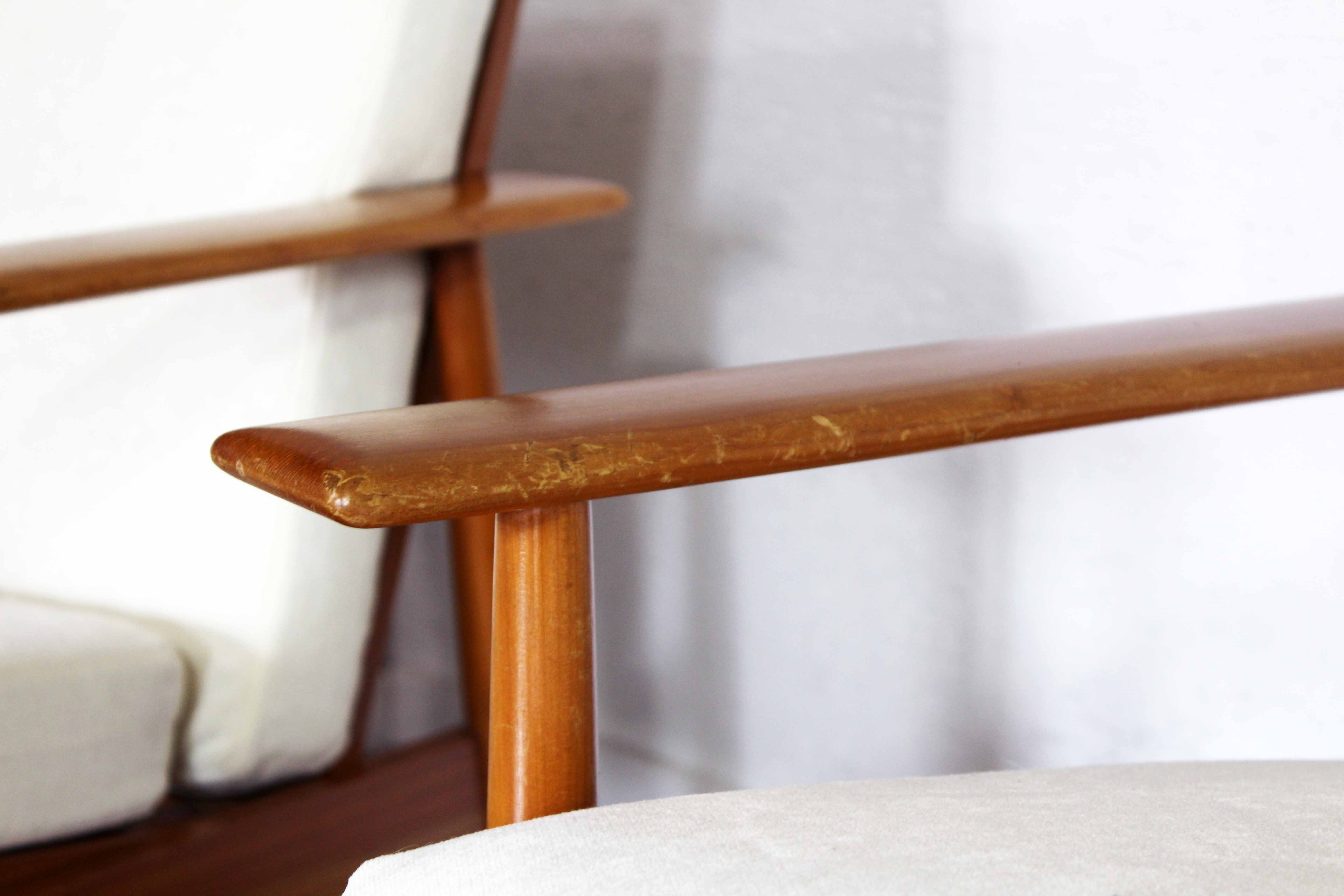 Daybad sofa and 2 Scandinavian armchairs
