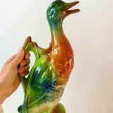 Saint clément slip pitcher, canard model, 40s-50s