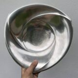 Art Deco ball footed dish with silver metal