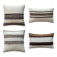 Set of 4 vintage kilim cushion covers 41x61 cm