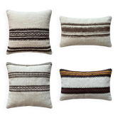 Set of 4 vintage kilim cushion covers 41x61 cm