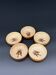 Set of 5 antique bowls signed Faïence de Quimper