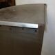 Industrial metal corner shelf