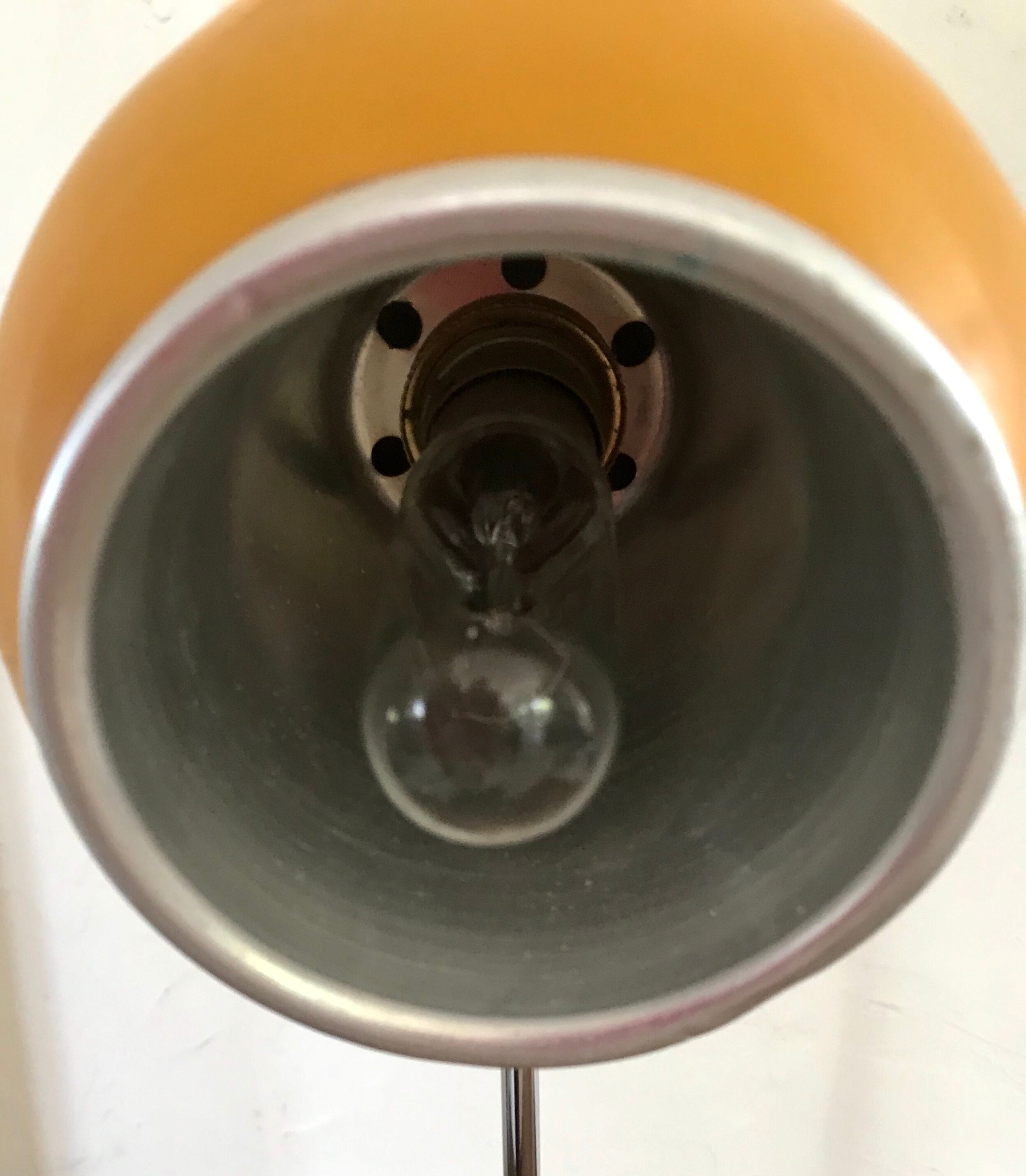 Lamp eyeball gum-gutte circa 1960