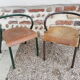 Duo chaises ecolier Mullca