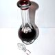 Saint-Louis Bristol Joseph overlay red crystal decanter and 6 liqueur glasses