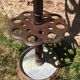 Coat rack on oak and zinc stand