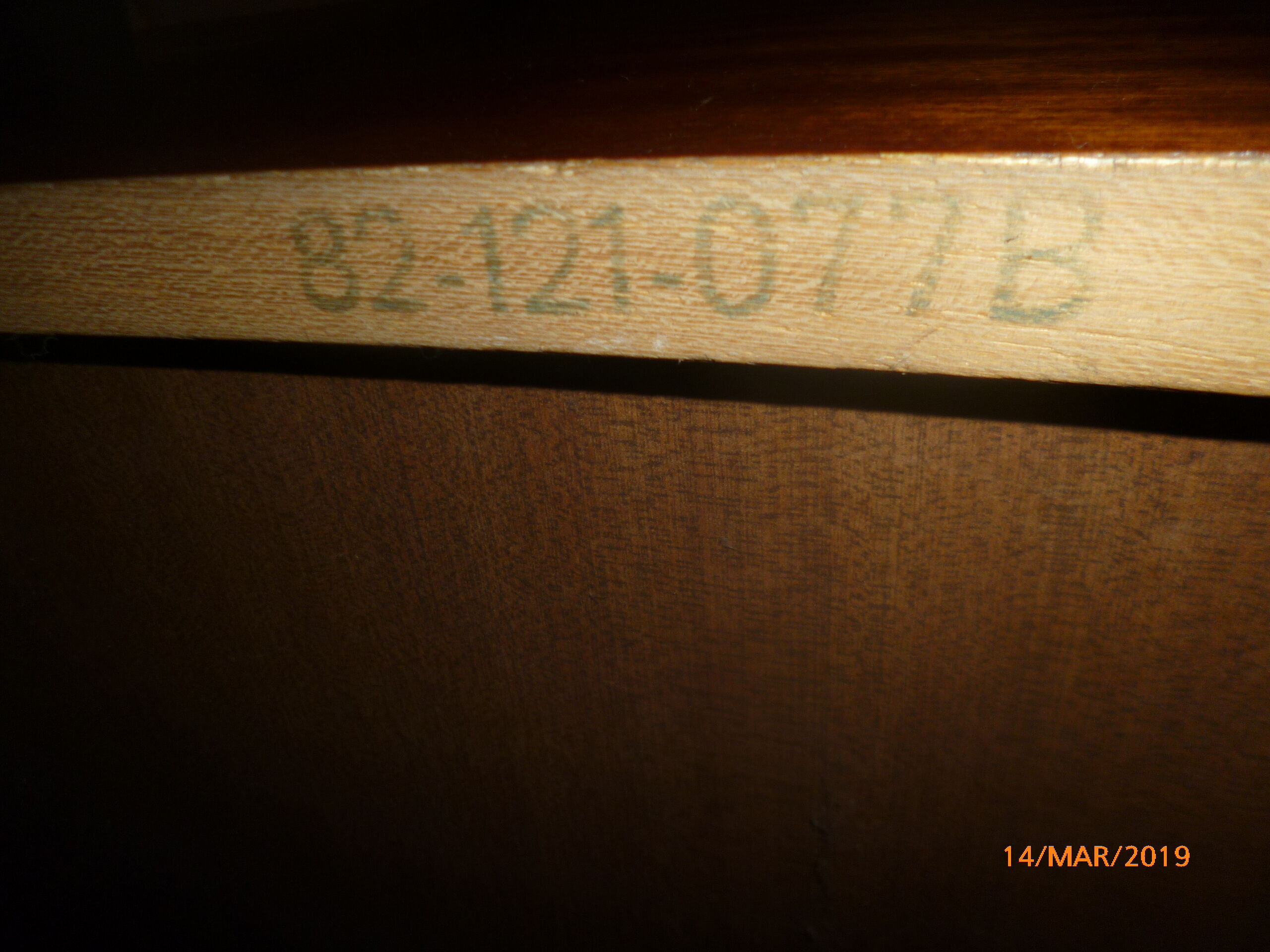 Chest of drawers vintage feet compass 1960