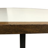 Vintage coffee table wenge hexagon 1960