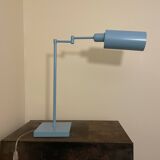 Blue metal lamp