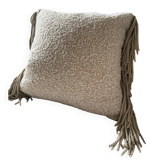 Coussin design neuf « lien » cream - living objects & furniture (55x55