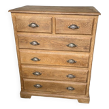 Chiffonier commode chêne 1950