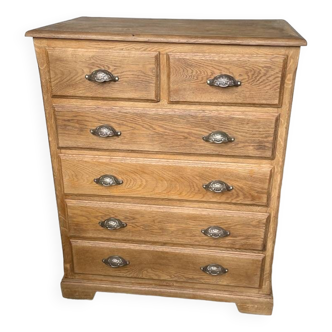 Chiffonier commode chêne 1950