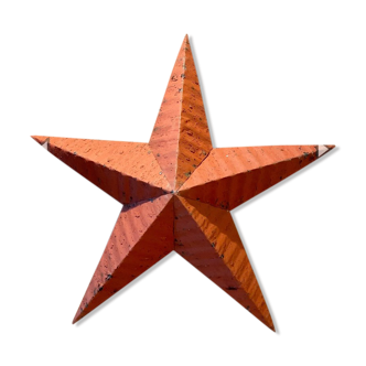 Red amish star 74cm