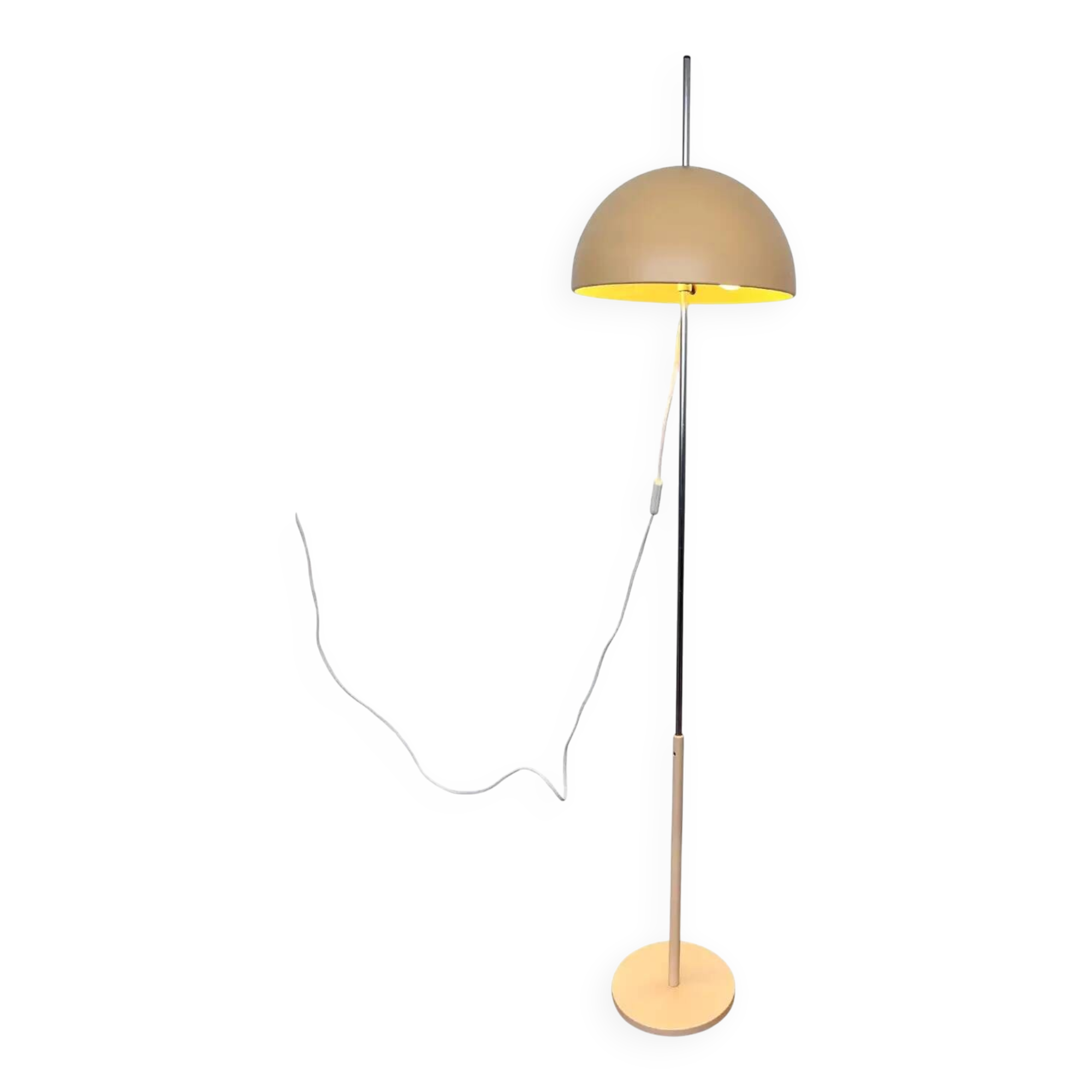 Mid-century floor mushroom lamp Napako by Josef Hurka - 1970s