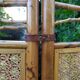 Bamboo screen and rattan 70s