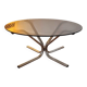 Table basse vintage en verre