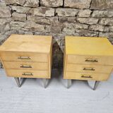 Pair of vintage 1960's bedside tables