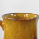 Vintage glazed terracotta pitcher