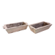 Pair of 1970s cement planters