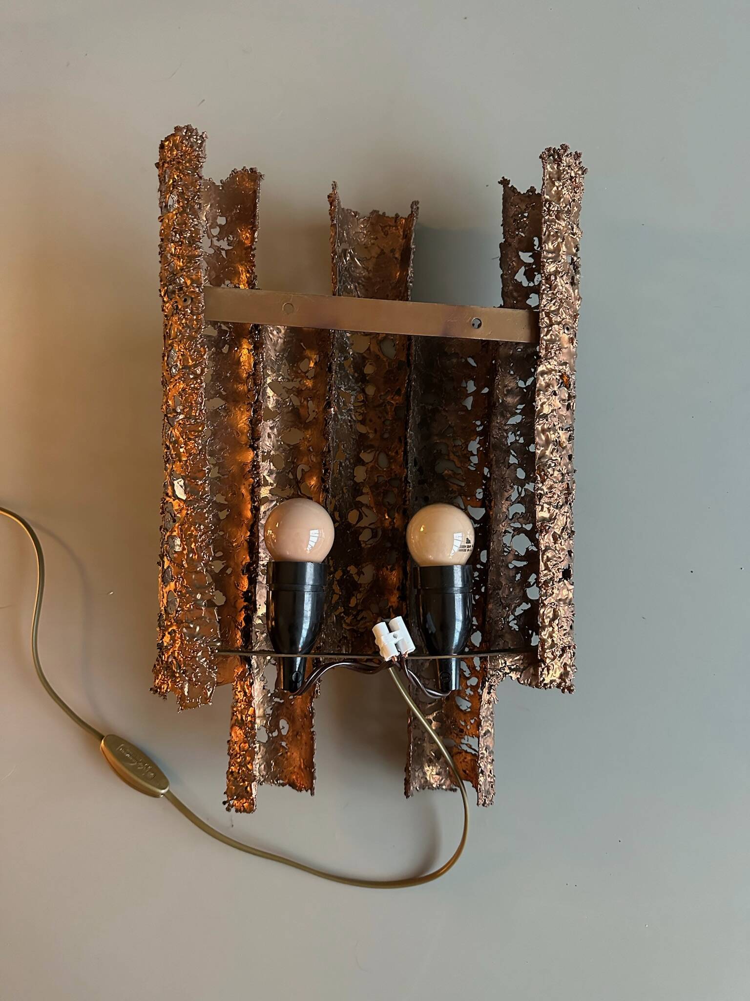 Brutalist Wall Light Metal Aimo Tukiainen Oy Moonlight Ltd. Finland